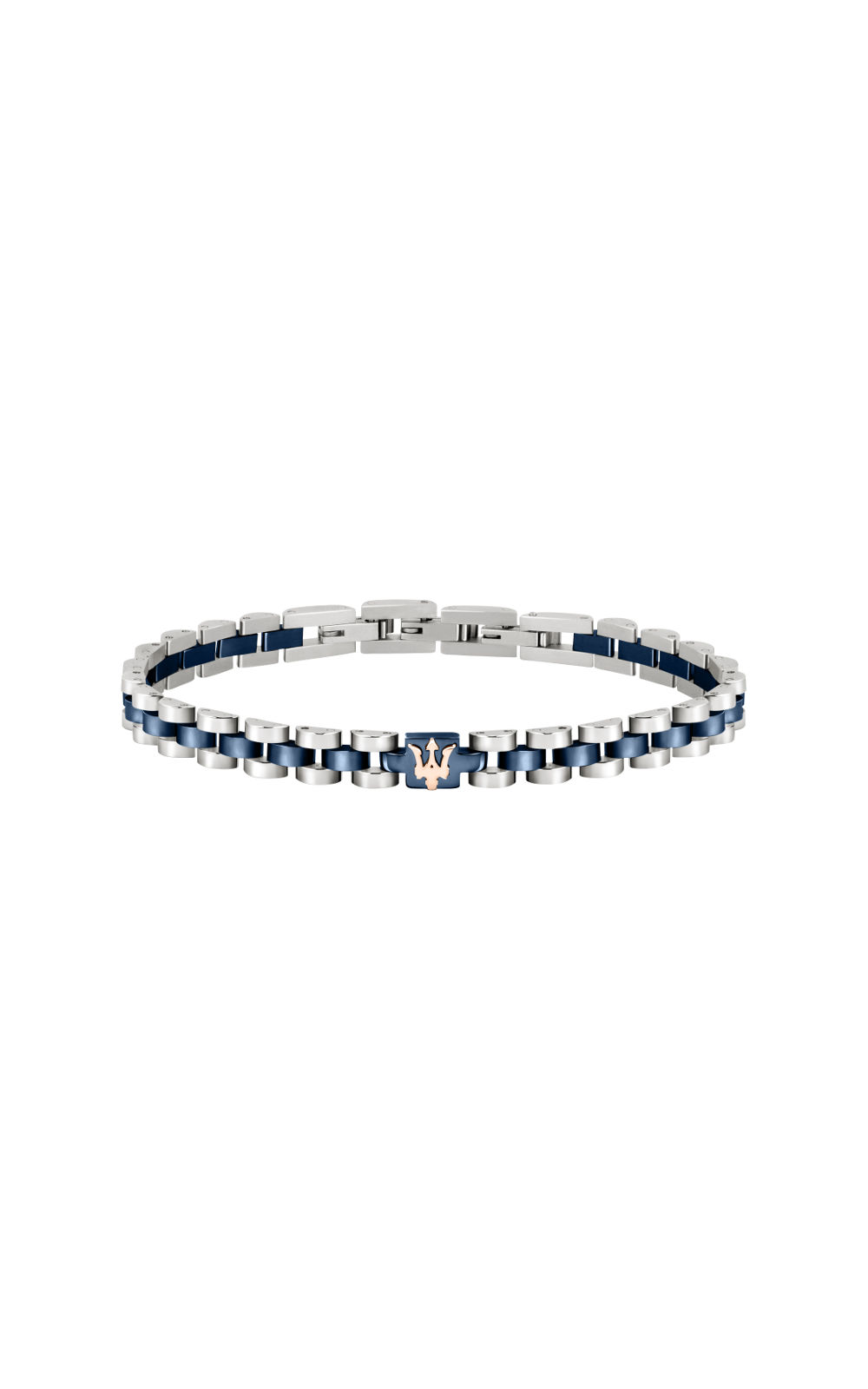 MASERATI ARM RING JM320AST10 Δίχρωμο Ανδρικό Βραχιόλι Με Τρίαινα.jpg